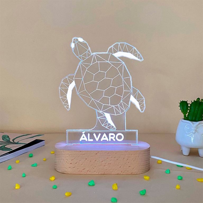 Lámpara Tortuga personalizada