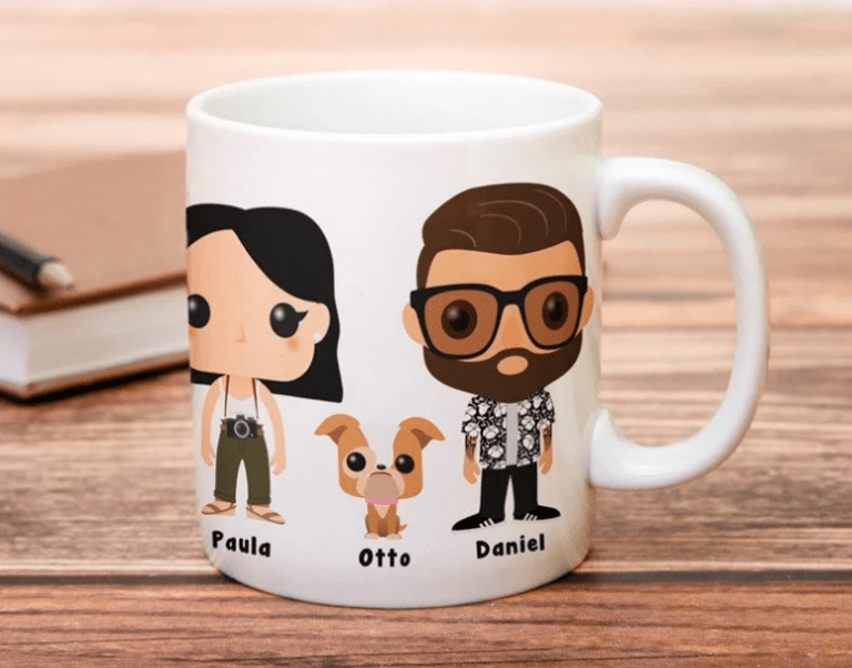 Tazas personalizadas para novios